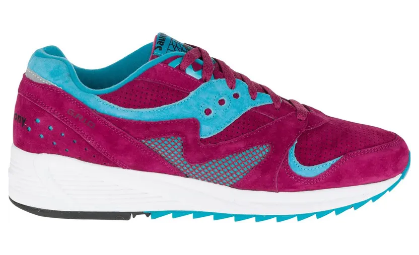 Saucony Originals Grid 8000 Premium Sneaker Merlot