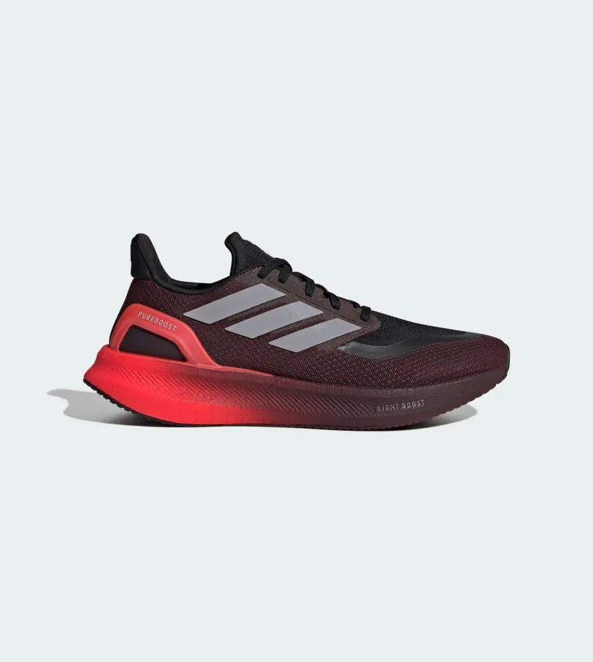 Adidas Pureboost 5 Hardloopschoenen Aurora Ruby / Glory Grey / Lucid Red (JH6447)