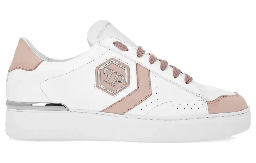 Philipp Plein Hexagon Sneakers mit Logo – Weiß (FAESUSC0818PLE075N)