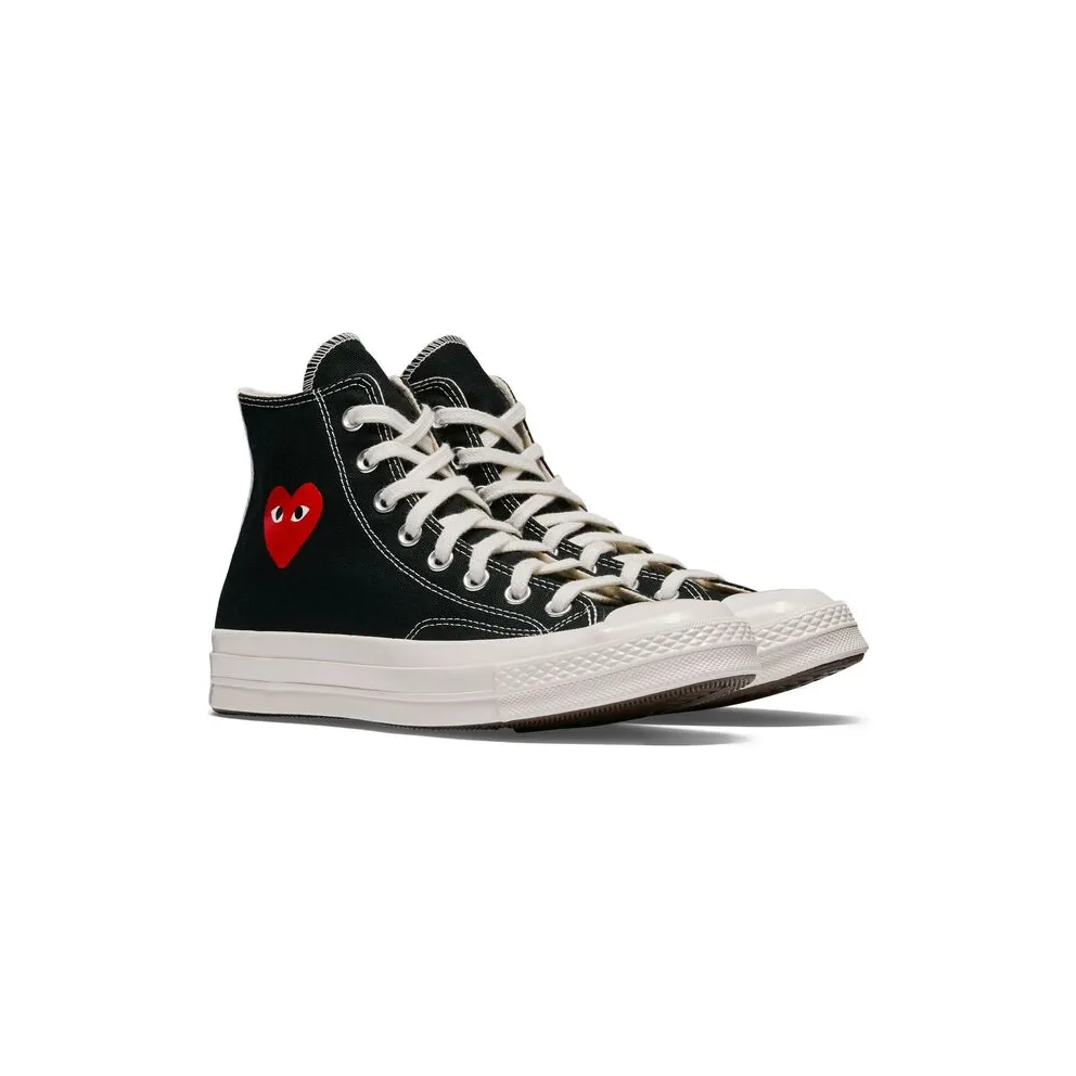 Converse X Comme Des GarÇons Play X Converse Chuck Taylor Heart-print “Blue” (AZ-K129-001 BLACK)
