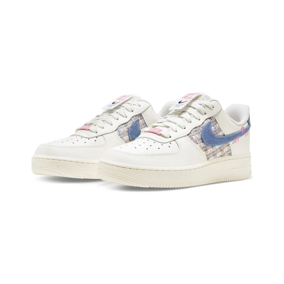 Nike Air Force 1 Low ’07 LX Denim Swoosh Boucle (FJ7740-141)