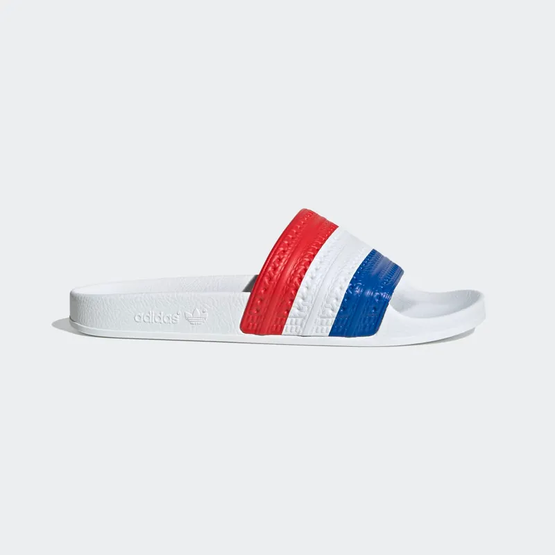 Adidas Adilette Slides Red / Cloud White / Blue (G55375)