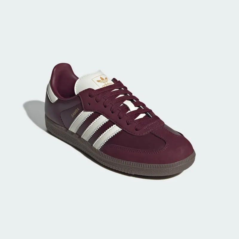 Adidas Samba OG Maroon / Off White / Gum (JR8844)
