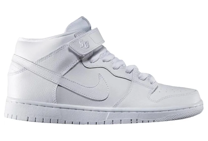 Nike SB Dunk Mid Pro White Light Base Grey (314383-110)