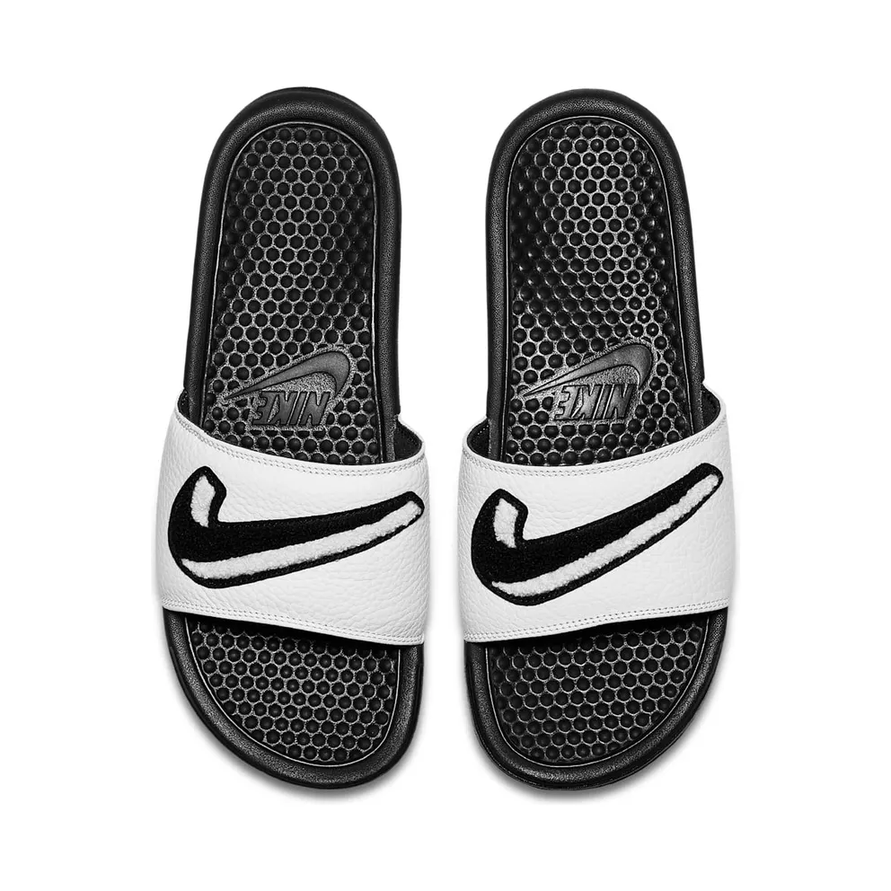Nike Benassi JDI Chenille Slides “Black/Summit White” (AO2805-001)