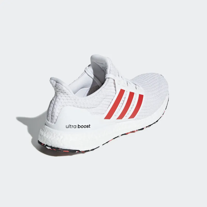 adidas Ultra Boost 4.0 Cloud White Active Red Cloud White/Active Red/Chalk White (DB3199)