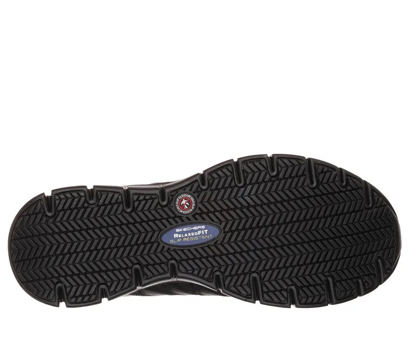 Skechers Work Relaxed Fit: Sure Track – Erath Sneaker Black