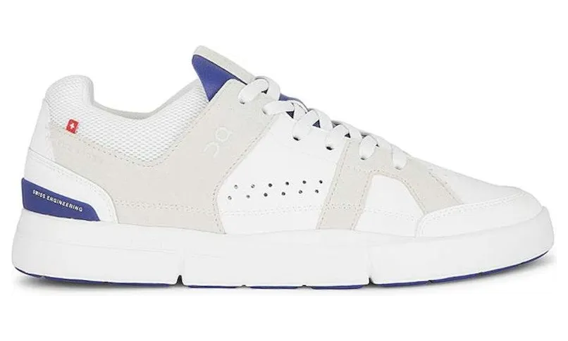 On The Roger Clubhouse White Grey Indigo