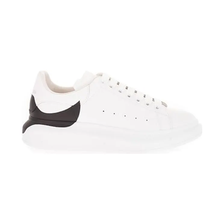 Alexander McQueen Oversized White Black Heel (645863WHZ4L9061)