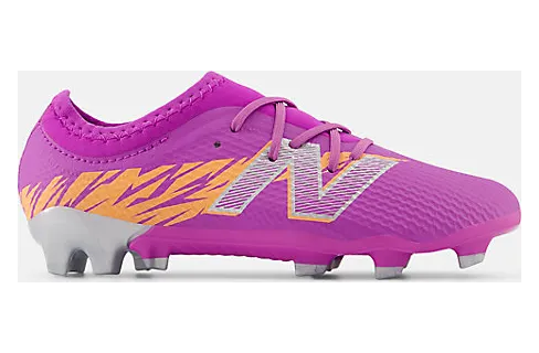 New Balance Furon V8 Team Junior FG Passion Fruit Hot Mango (PS/GS) (SJF3FEJ8)