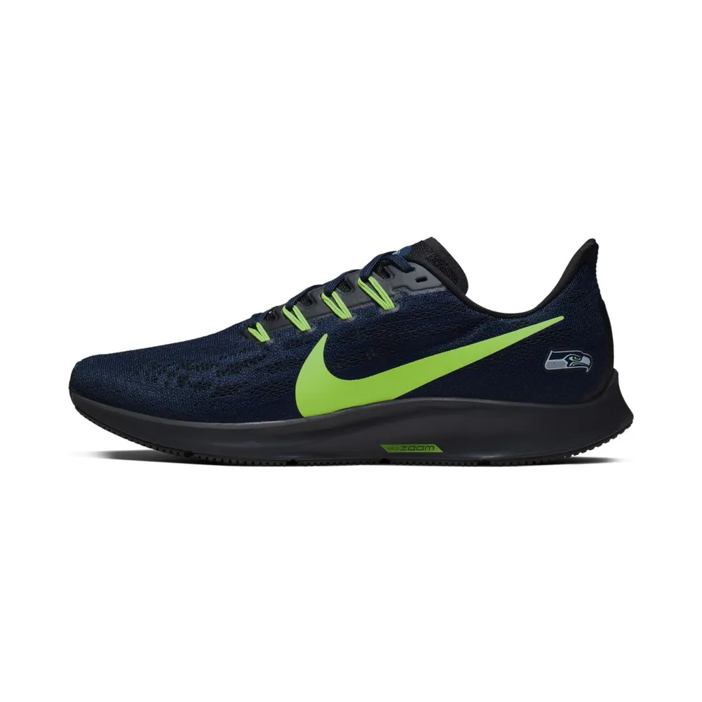 Nike Air Zoom Pegasus 36 Seattle Seahawks College Navy/Black-Action Green (CI1947-400)
