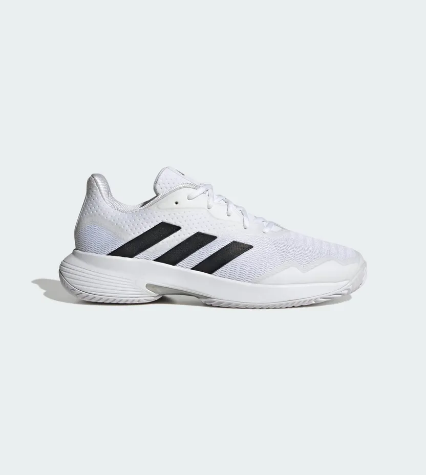 Adidas CourtJam Control Tennisschoenen Cloud White / Core Black / Matte Silver (ID1538)