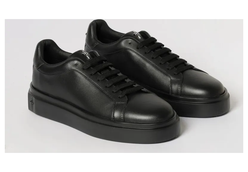 Cesare Paciotti Leather Sneakers Black (MU69400VT999)
