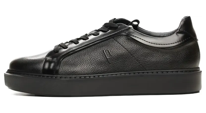 Poche Paris Sneakers aus Leder – Schwarz (FMMAXIME500250)