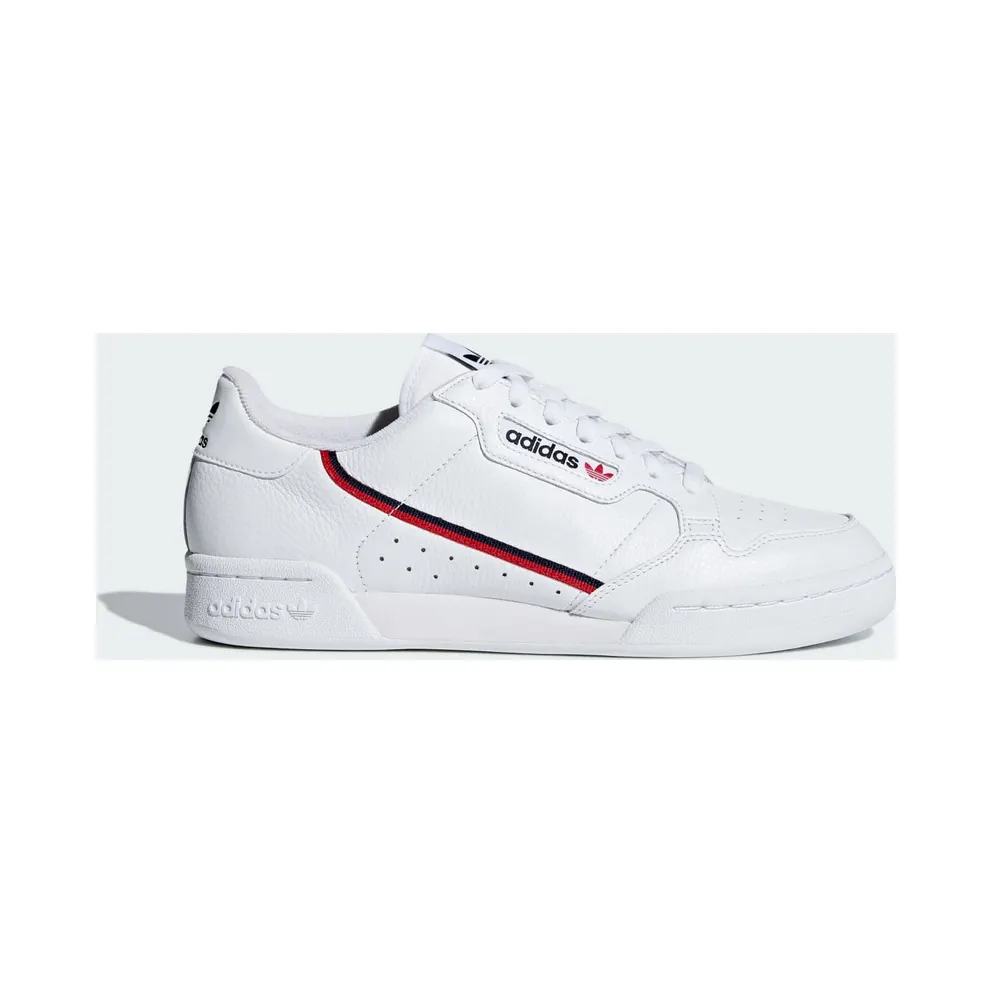 adidas Continental 80 Schuh Cloud White / Scarlet / Collegiate Navy (G27706)