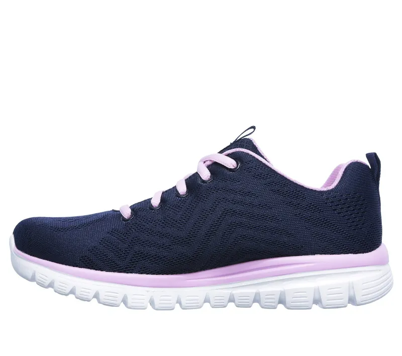 Skechers Graceful – Get Connected Sneaker Marine/Pink