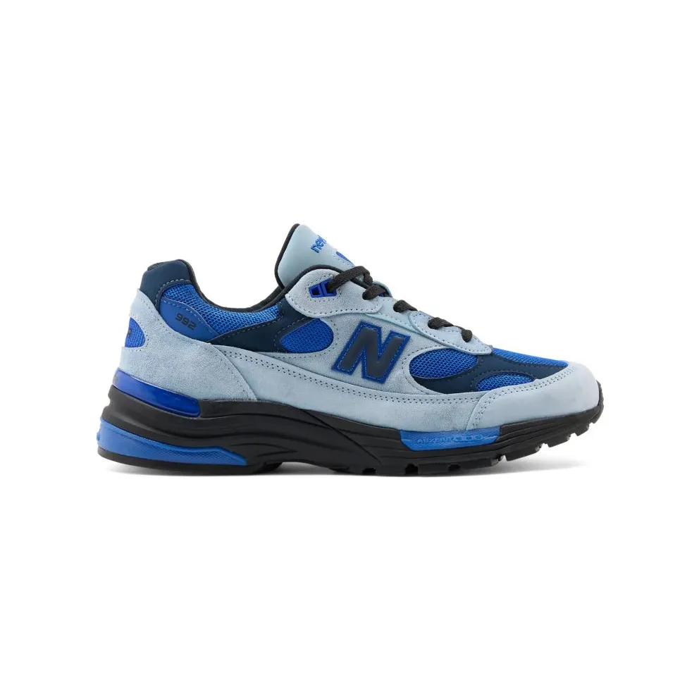 New Balance 992 – “Light Arctic Grey / Black / Blue Gemstone” (U992AR)