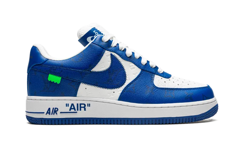 Nike Louis Vuitton Air Force 1 Low “Virgil Abloh – White/Blue” (1A9VAO)