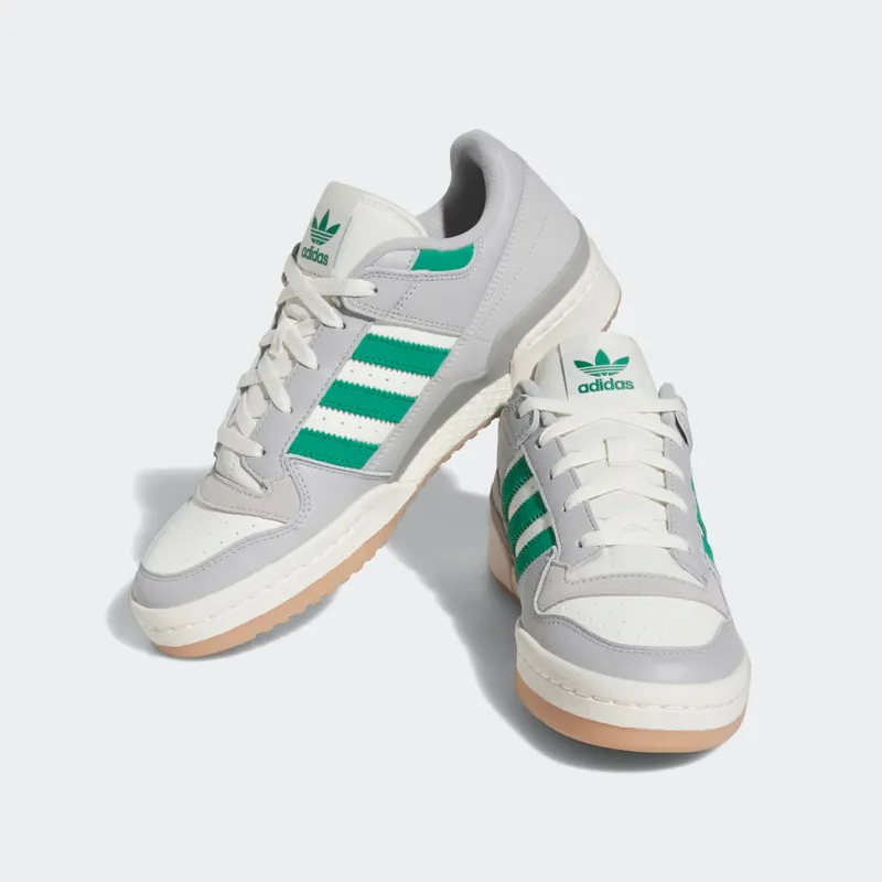 Adidas Forum Low Classic Grey Two / Court Green / Off White (FZ6274)