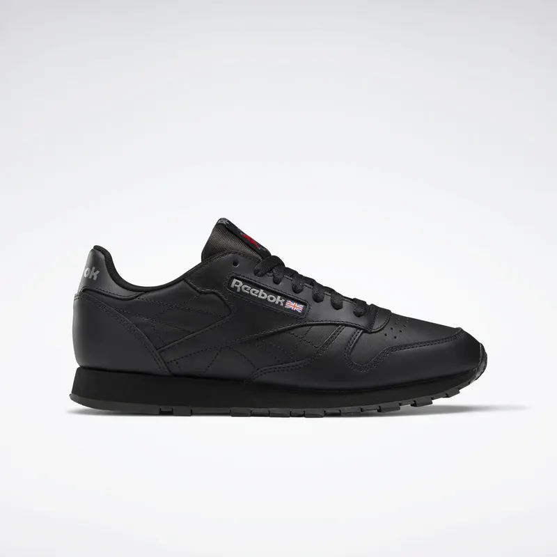 Reebok Classic Leather Black Black (Other Brands Reebok)