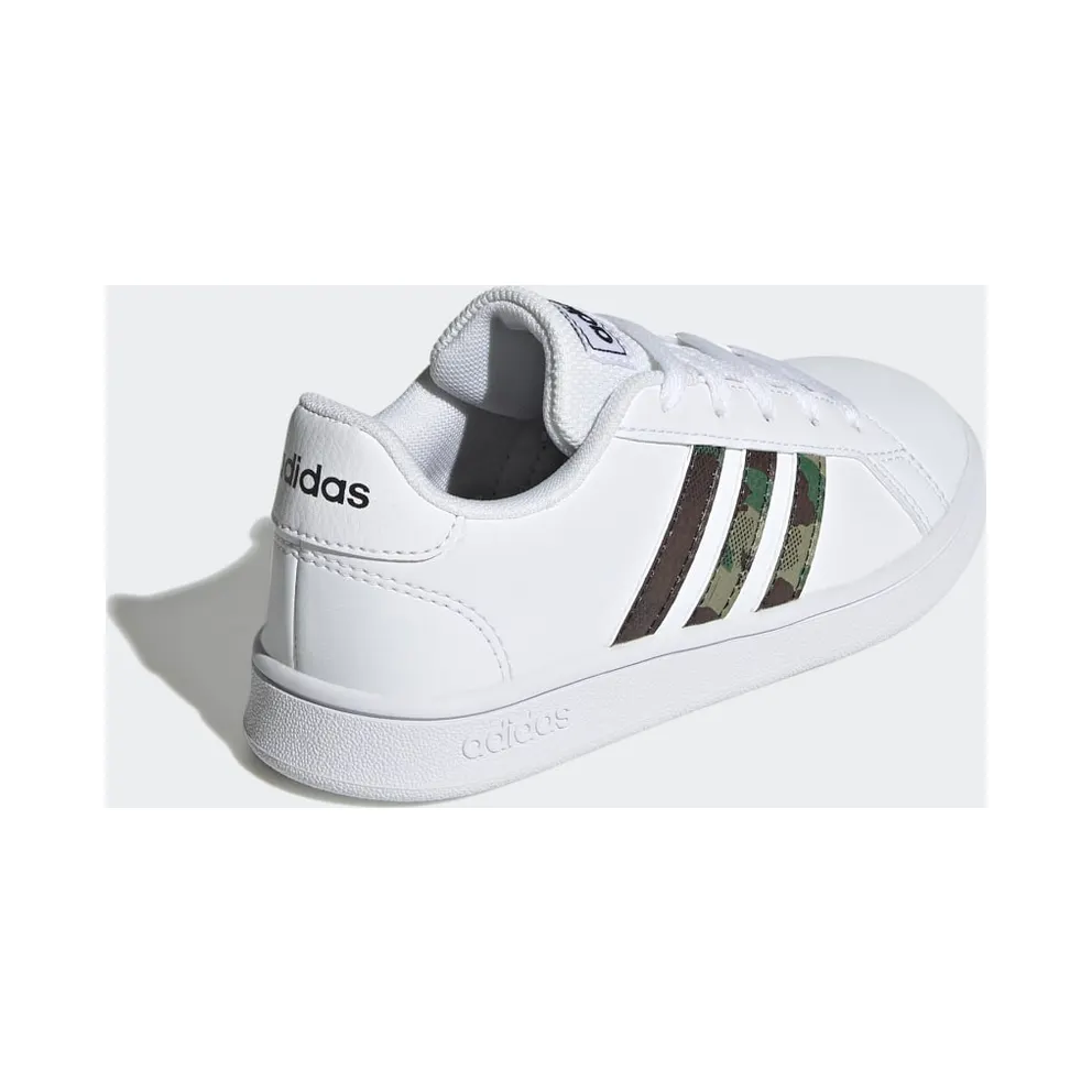 Adidas Grand Court Camouflage Cloud White / Core Black / Carbon (GZ1084)