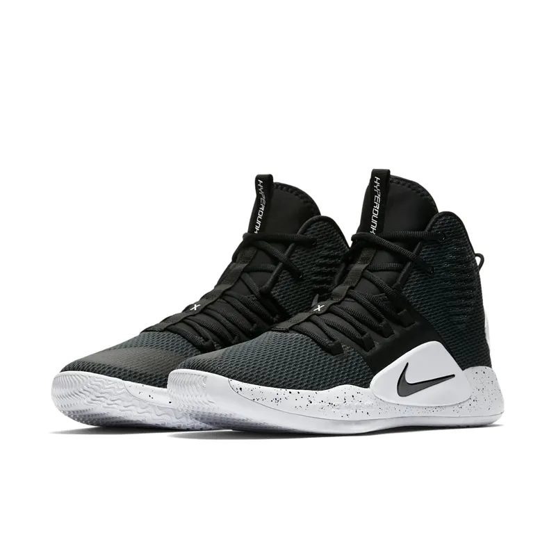 Nike Hyperdunk X Black White Black/White-Rage Green-Black (AO7893-001)