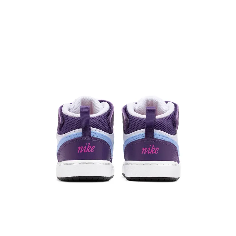 Nike Court Borough Mid 2 White Eggplant Royal Pulse (CD7784-106)