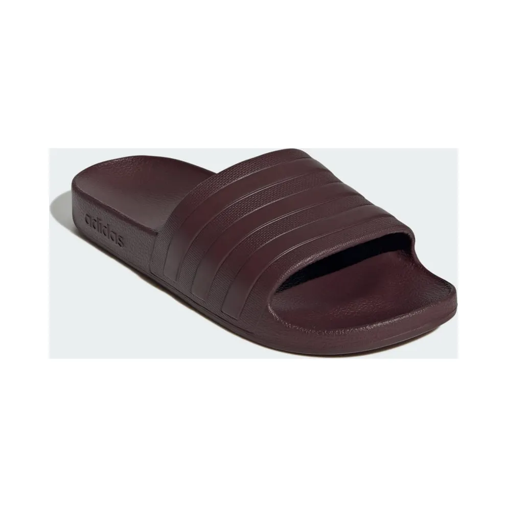 adidas Adilette Aqua Slides “Aurora Ruby / Aurora Ruby / Aurora Ruby” (JI2235)