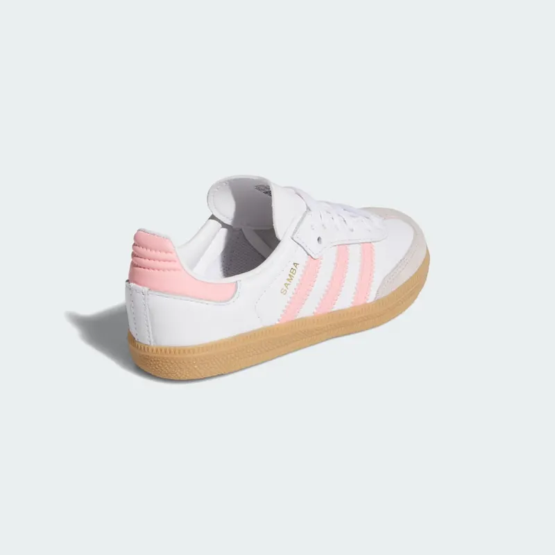 Adidas Samba OG Kids Cloud White / Semi Pink Spark / Gum (JP5484)