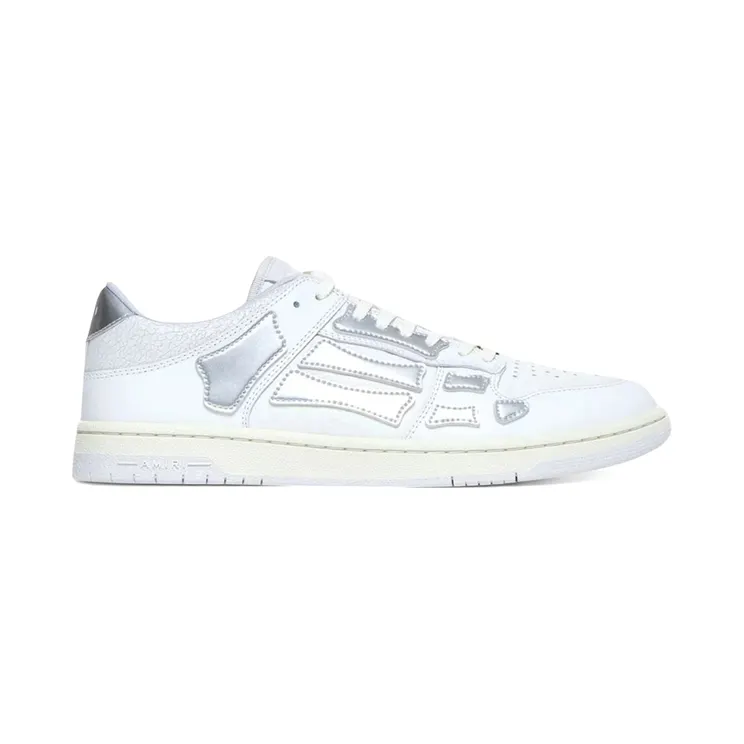 AMIRI Skel Top Low Metallic White Silver (AMFOSR1034-155)
