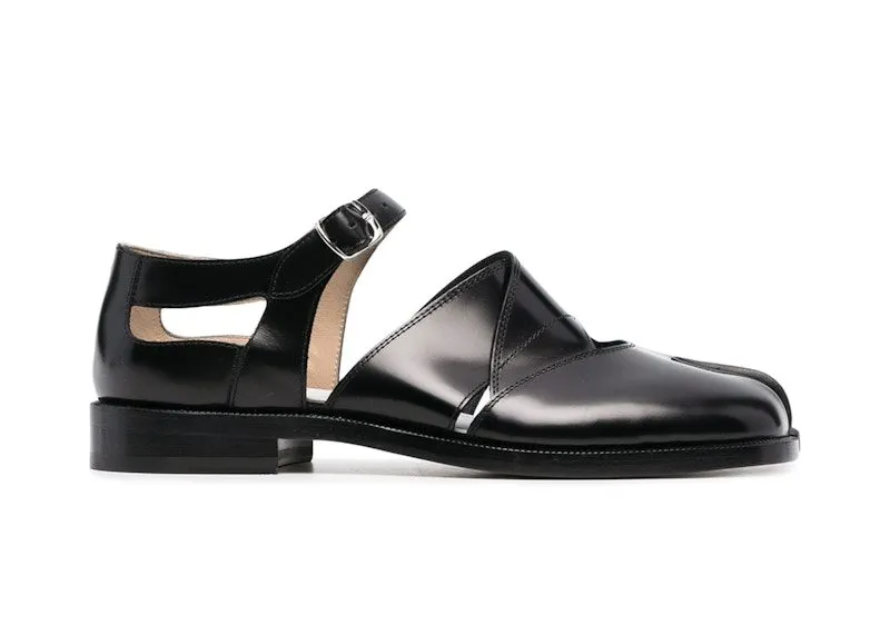 Maison Margiela Tabi Leather Sandals Baptiste Black (S58WP0239 PS679 T8013)