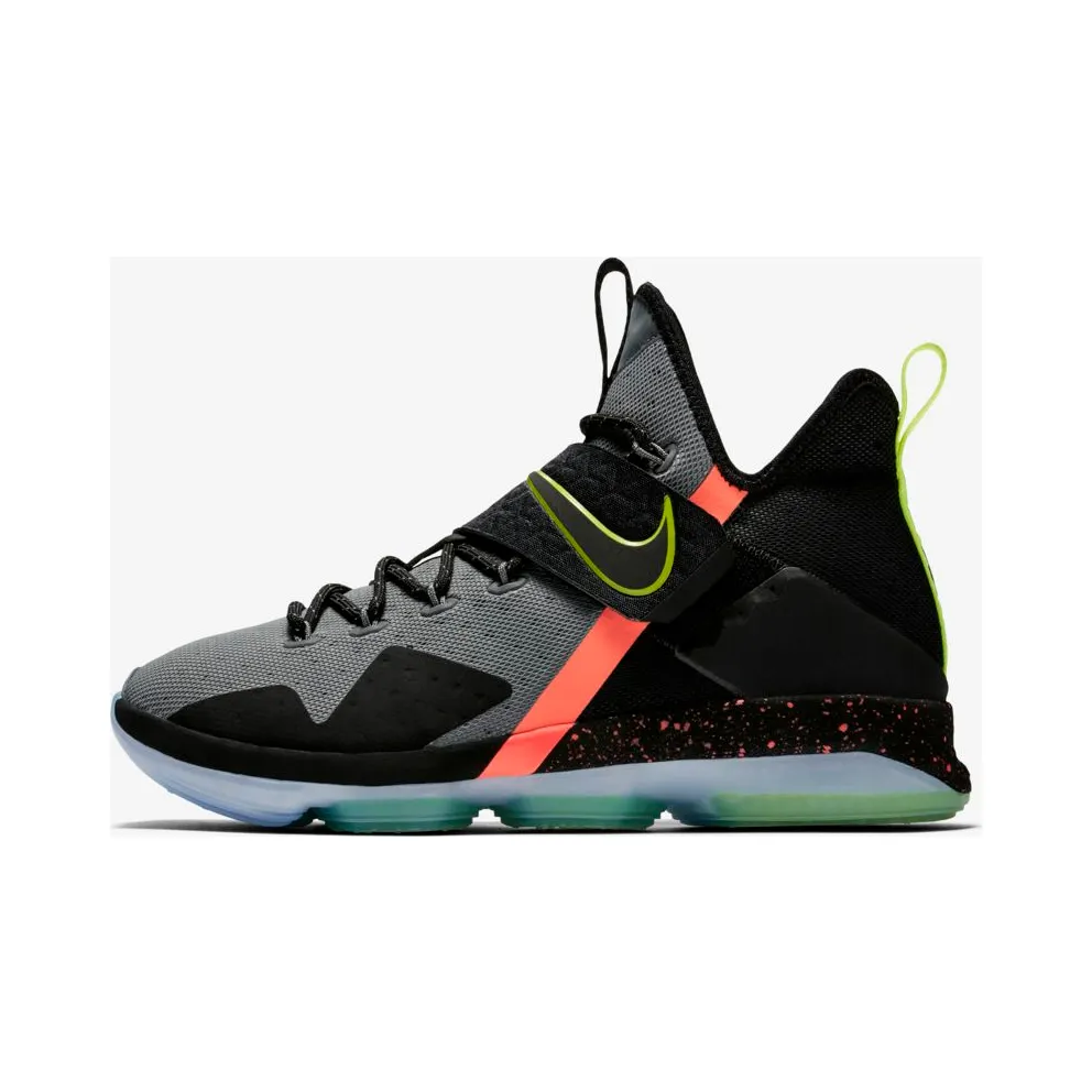 Nike LeBron 14 Out of Nowhere Black/Volt-Cool Grey (852406-001)
