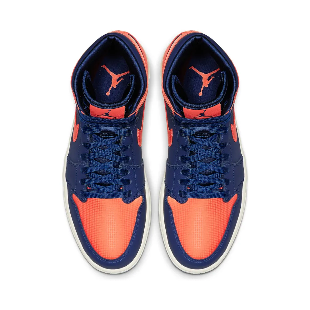 Jordan 1 Retro High Blue Void Turf Orange (W) Blue Void/Blue Void-Turf Orange-Sail (AH7389-408)