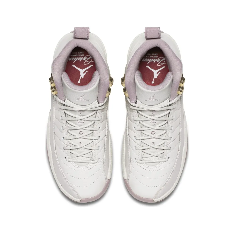Jordan 12 Retro Heiress Plum Fog (GS) Light Bone/Metallic Gold Star-Plum Fog (845028-025)