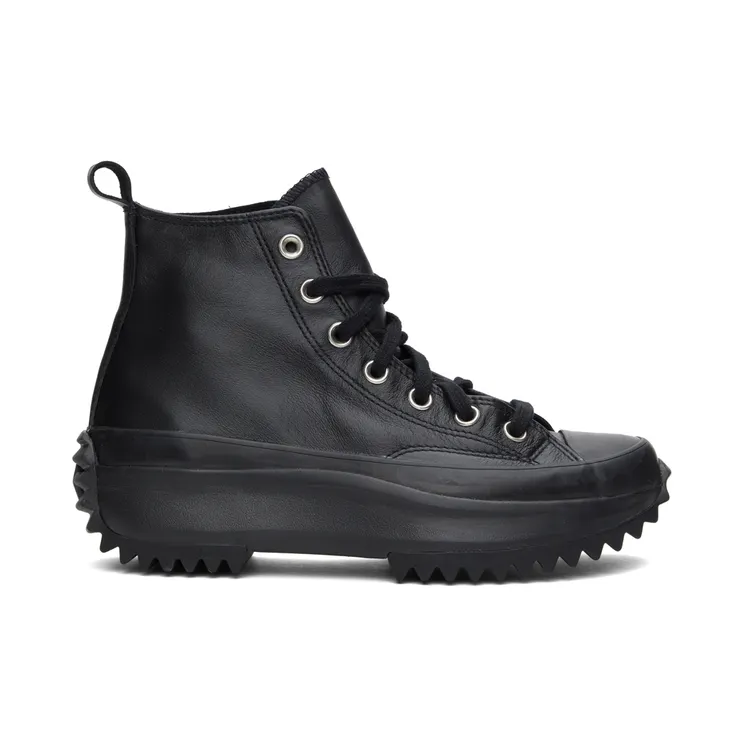 Converse Monocolor Leather Run Star Hike High Top Black/black/almost Black (170548C)