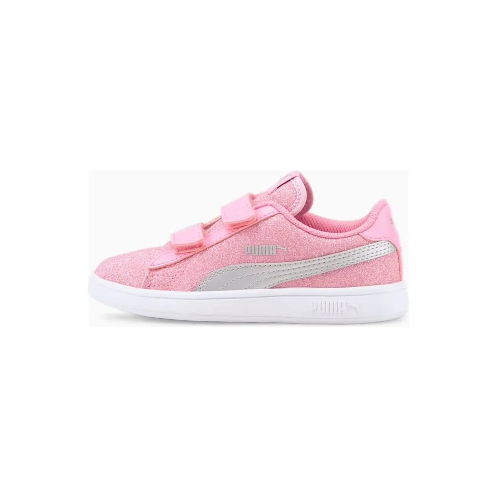 Puma Smash v2 Glitz Glam Kid Pink/Silver (36737827)