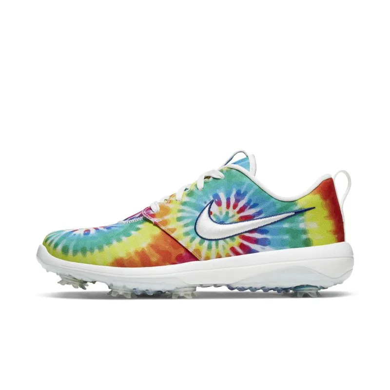 Nike Roshe G Tour Tie Dye Summit White/Lemon Venom-Deep Royal-White (CK1222-100)