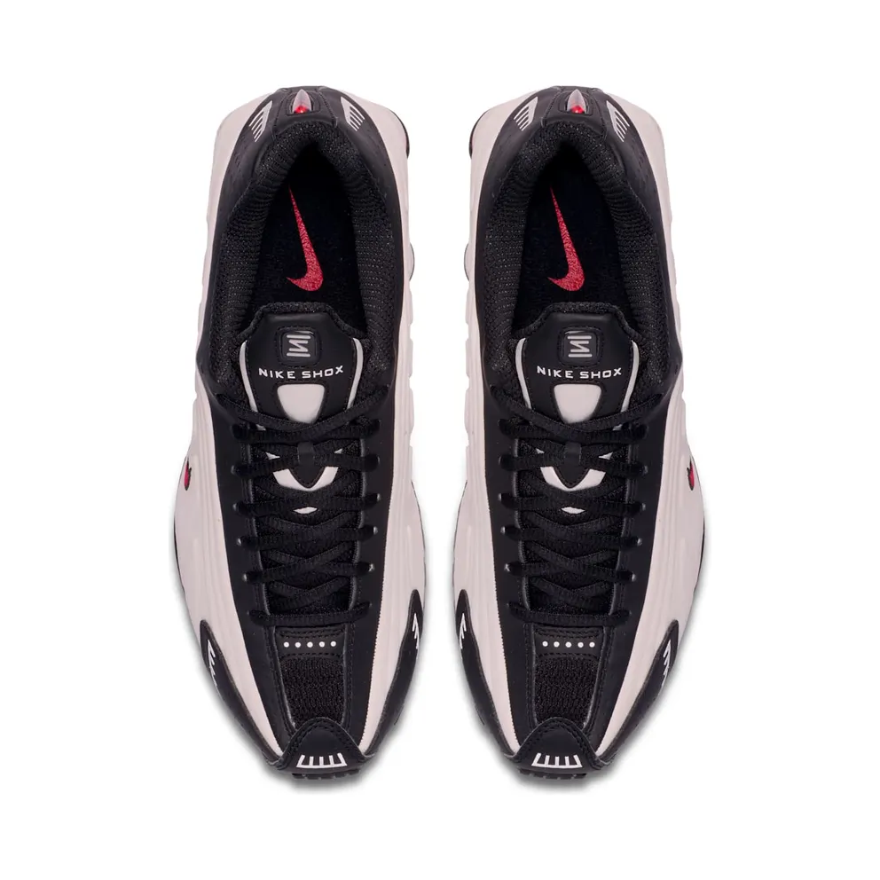 Nike Shox R4 Platinum Tint University Red Black Platinum Tint/University Red-Black (104265-050)