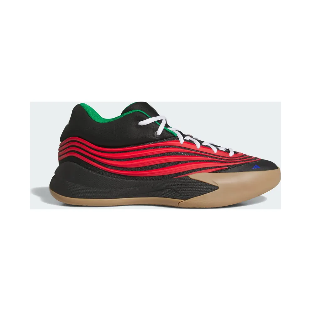 adidas Dame X “Core Black / Pure Ruby / Gum” (KI1625)