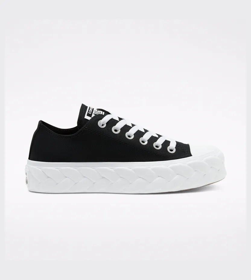 Converse Chuck Taylor All Star Low ‘Runway Cable – Black’ Black/White/White (568894C)