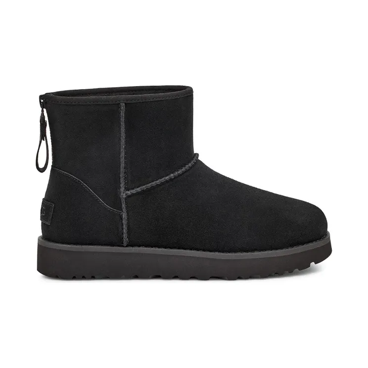 UGG Classic Mini Logo Zip Boot Black (1122671-BLK)