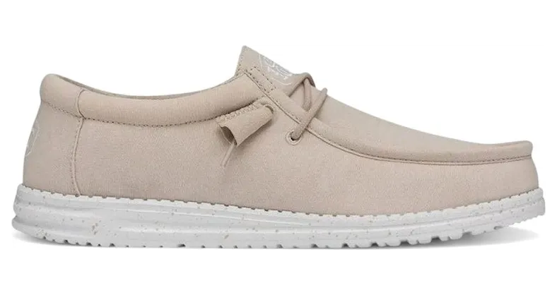 Hey Dude Wally Slub Natural Canvas (40009-106)