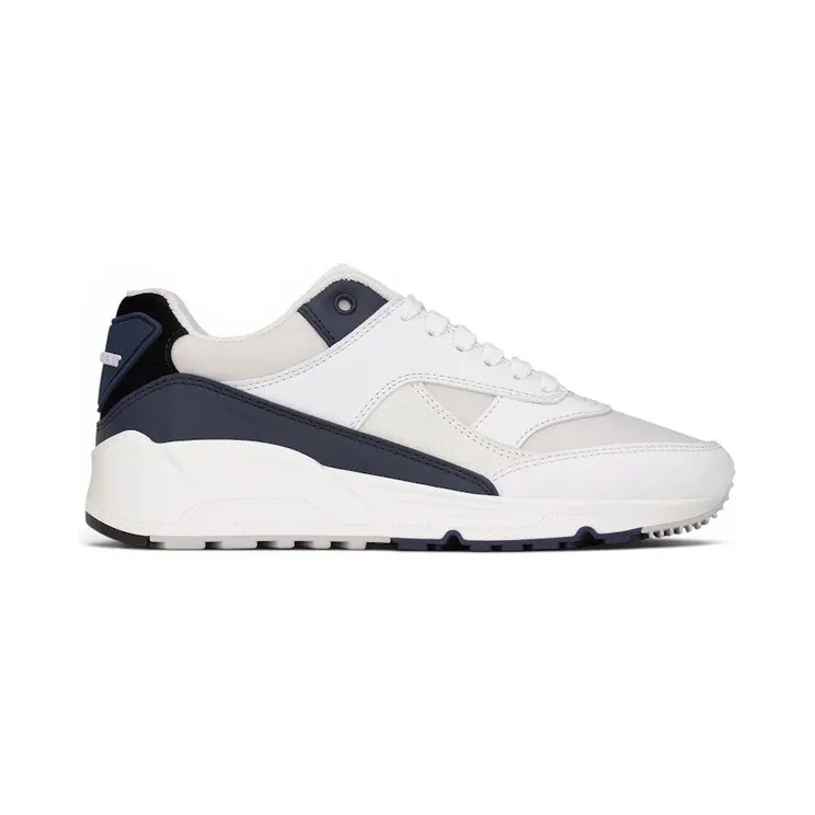 Saint Laurent Smooth Leather Bump Sneakers White North Sea (80201300NAX9071)