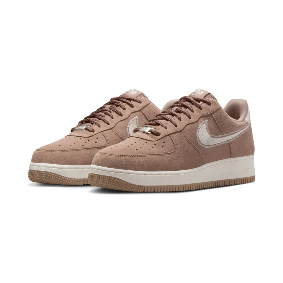Nike Air Force 1 Low ’07 LV8 “Mink Brown Embroidered Swoosh” (HJ4465-200)