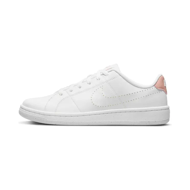 Nike Court Royale 2 Next Natureen “White / Volt / Black / Rose Whisper” (DQ4127-100)