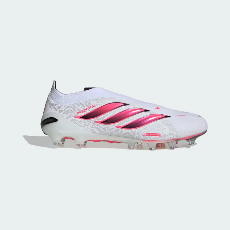 adidas Predator Elite Laceless Artificial Ground Football Boots “Cloud White / Solar Turbo / Core Black” (IH1991)