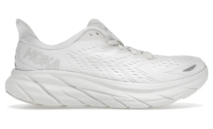Hoka One One Clifton 8 White (W) (1119394-WWH)