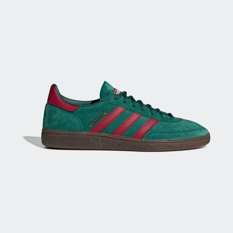 adidas Spezial Handbalschoenen Collegiate Green / Collegiate Burgundy / Gum (GX6989)
