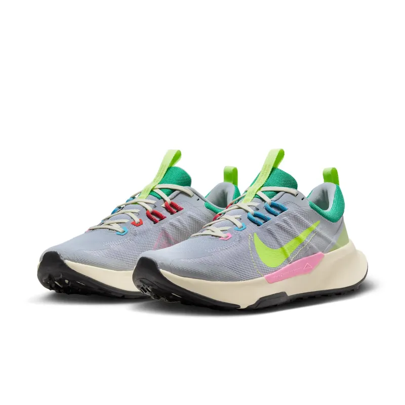Nike Juniper Trail 2 Wolf Grey Pink Spell Stadium Green Volt (DM0822-004)
