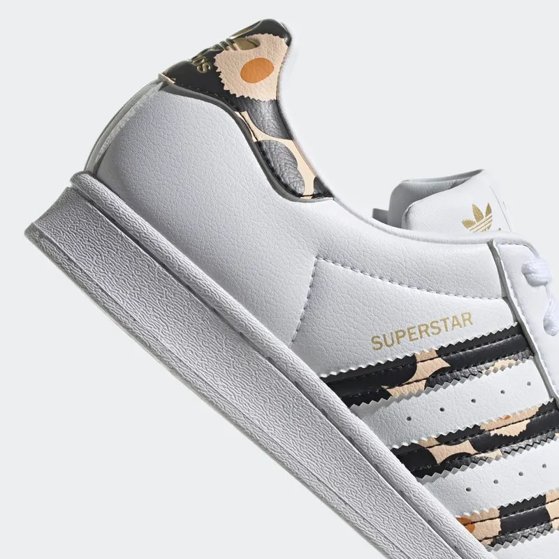 adidas Marimekko Superstar Cloud White / Core Black / Gold Metallic (H04076)